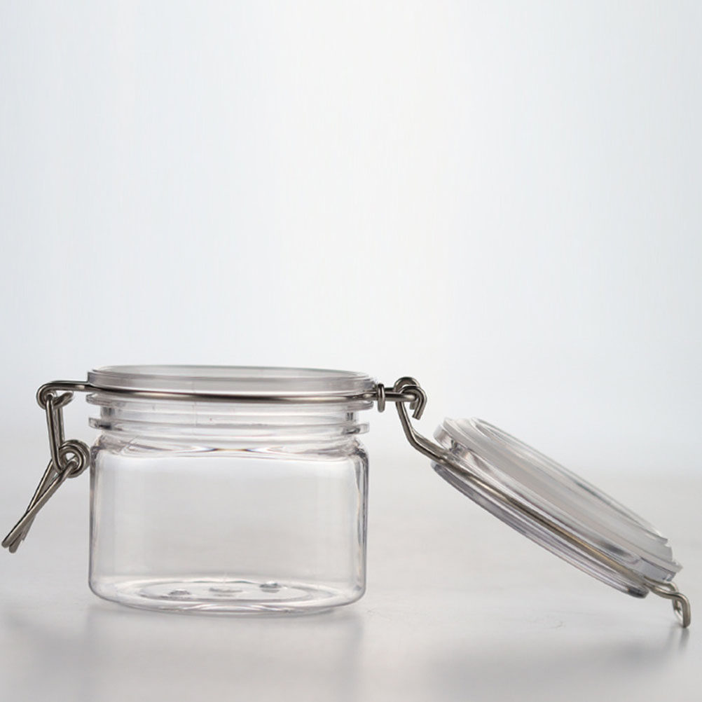 2Pcs Sealed Storage Jars Trans - Food Storage Jars Plastic review and price