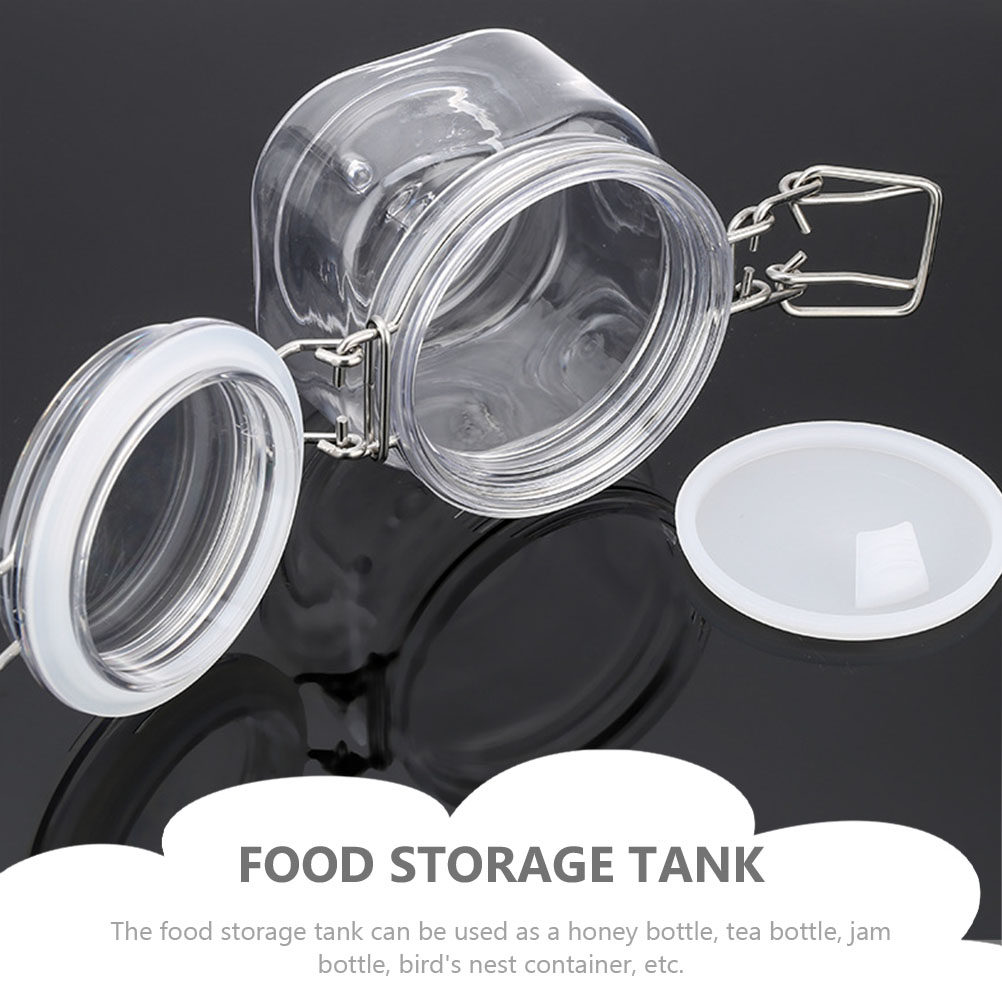 2Pcs Sealed Storage Jars Trans - Food Storage Jars Plastic review and price