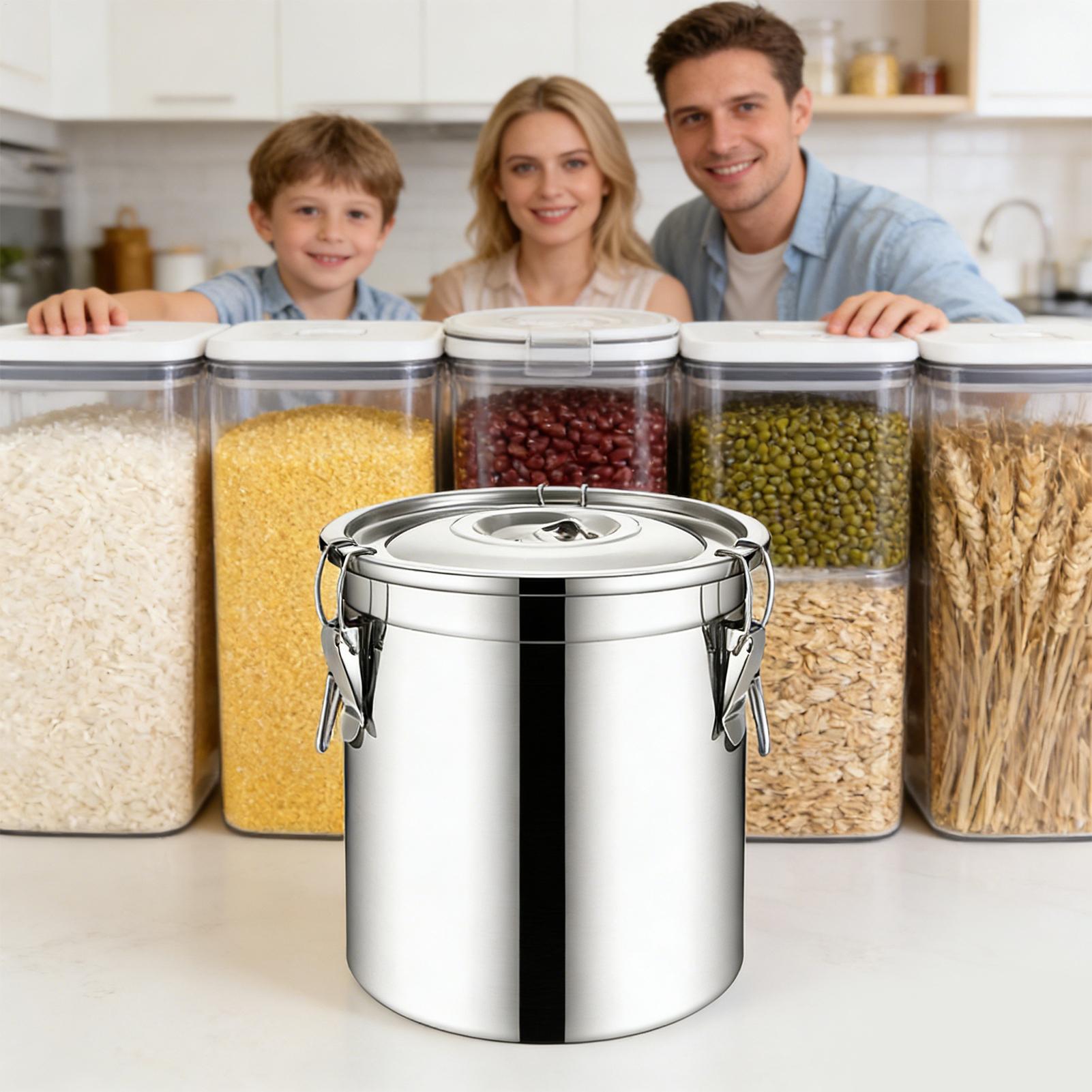 6L Stainless Steel Airtight Ja - Food Storage Jars Airtight review and price