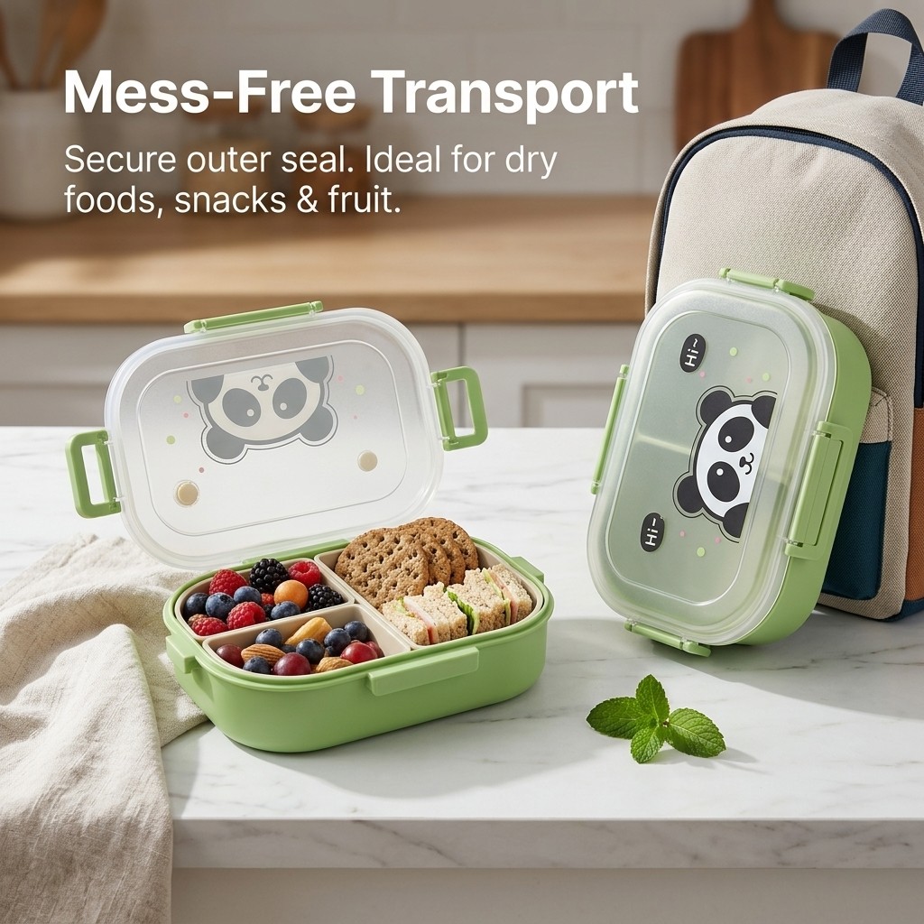 Reusable Plastic Divided Bento - Food Storage Safety review and price