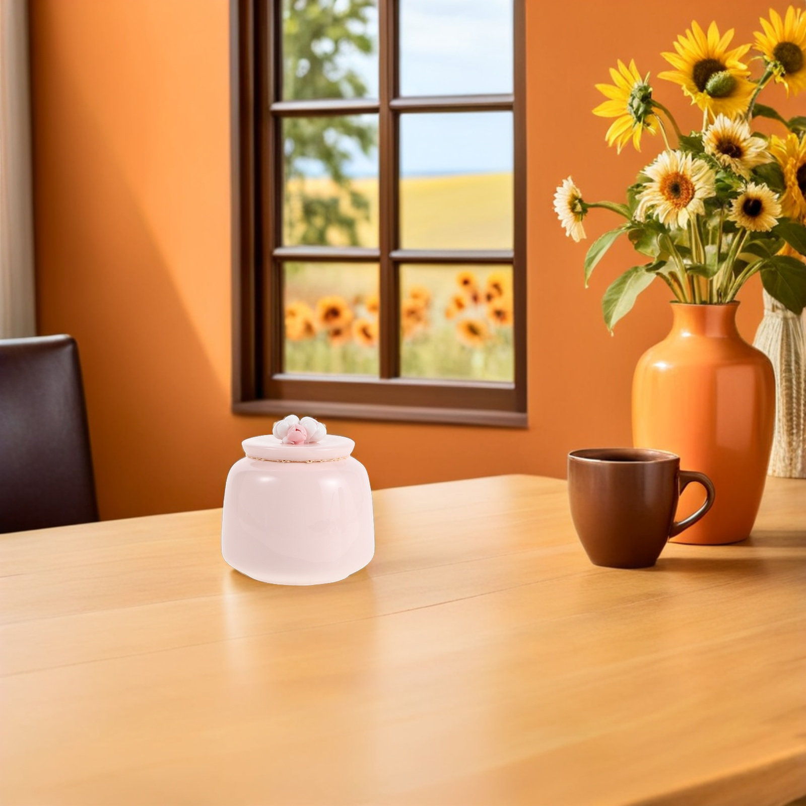 Pink Ceramic Tea Jar Porcelain - Food Storage Jars Airtight review and price