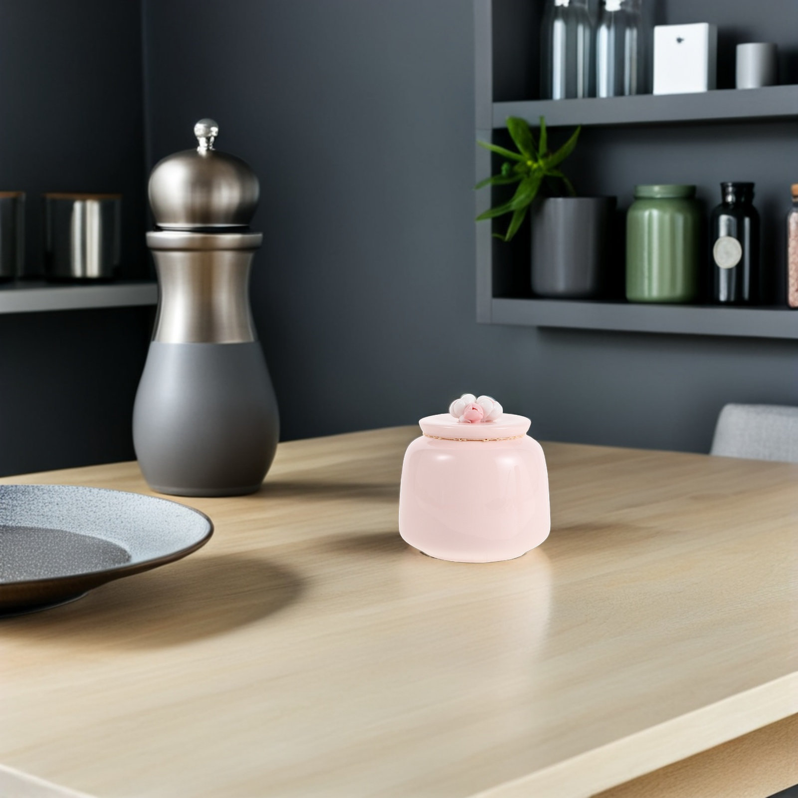 Pink Ceramic Tea Jar Porcelain - Food Storage Jars Airtight review and price