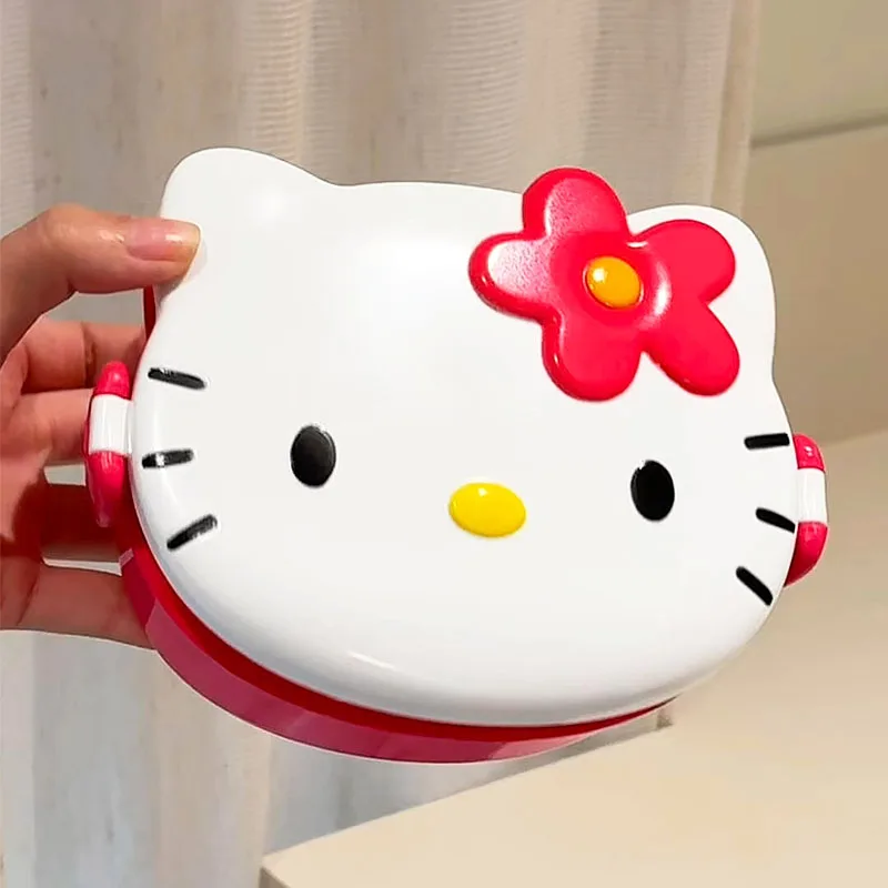 Cute Hello Kitty Shaped Lunch  - Food Storage Jars Plastic review and price
