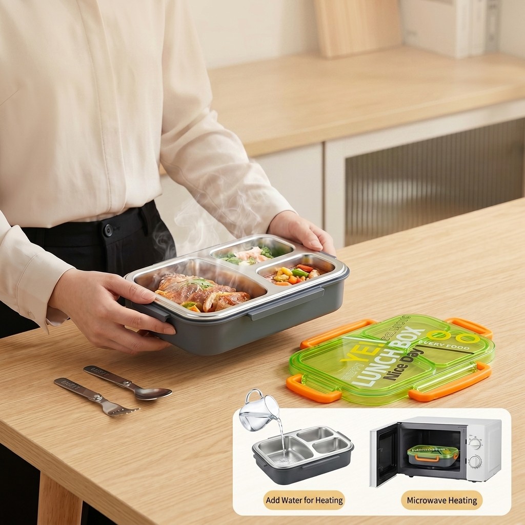 Microwavable 304 Stainless Ste - Food Storage Underground review and price