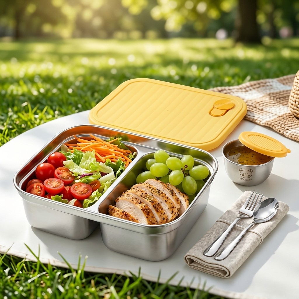 304 Stainless Steel Lunch Cont - Food Storage Underground review and price