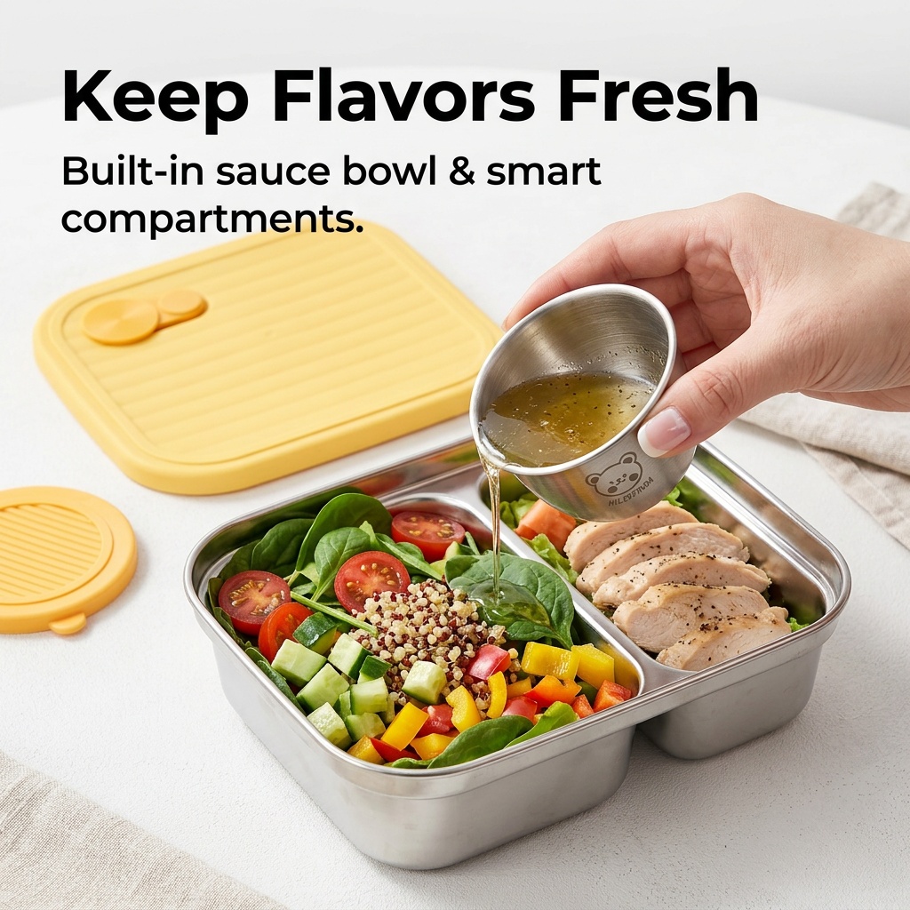 304 Stainless Steel Lunch Cont - Food Storage Underground review and price