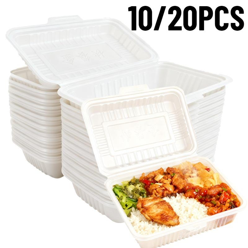 10/20PCS Disposable Lunch Boxe - Food Storage Safety review and price