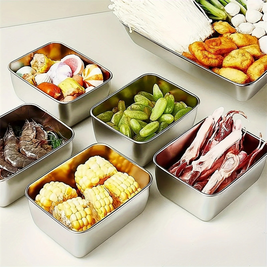 1/3/5pcs Stainless Steel Food  - Food Storage Underground review and price