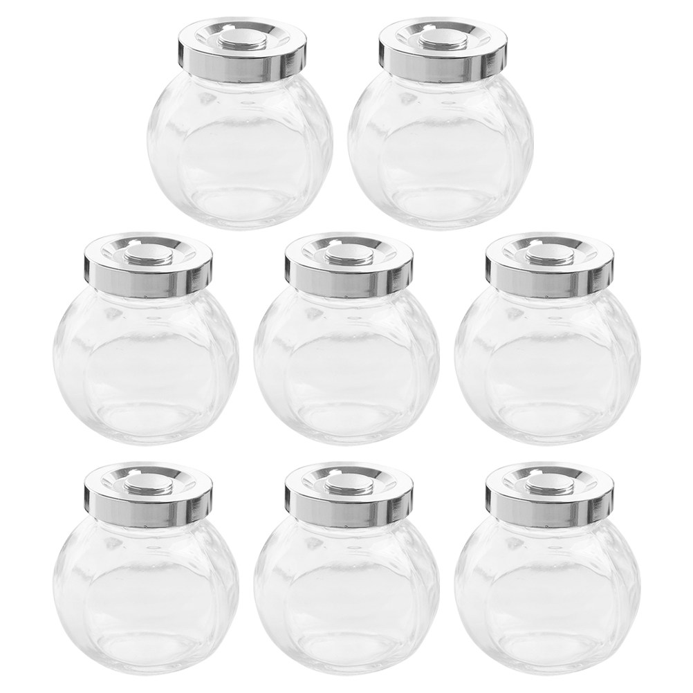 8Pcs Lightweight Portable Glas - Food Storage Jars Airtight review and price