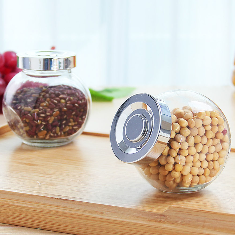 8Pcs Lightweight Portable Glas - Food Storage Jars Airtight review and price