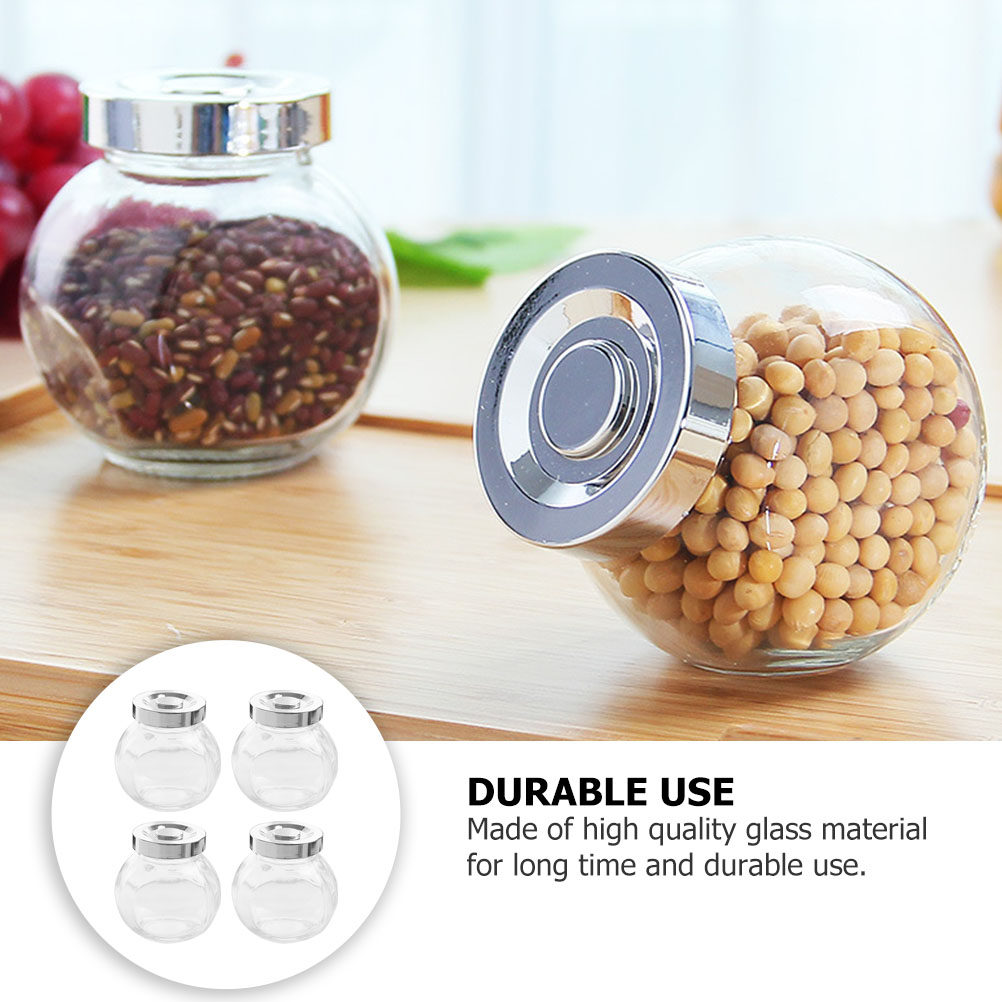 8Pcs Lightweight Portable Glas - Food Storage Jars Airtight review and price