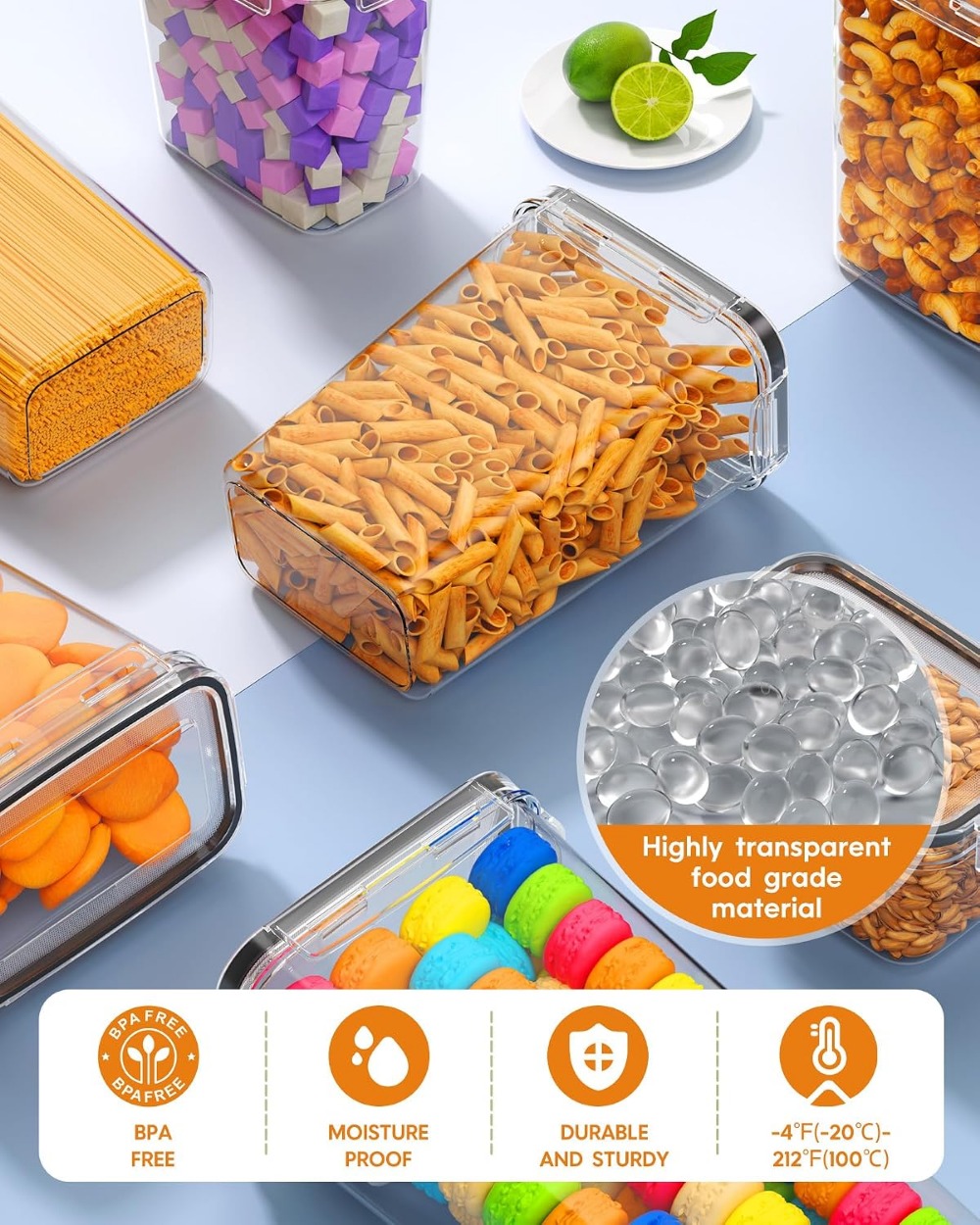 24 PCS Airtight Food Storage C - Food Storage Canister review and price