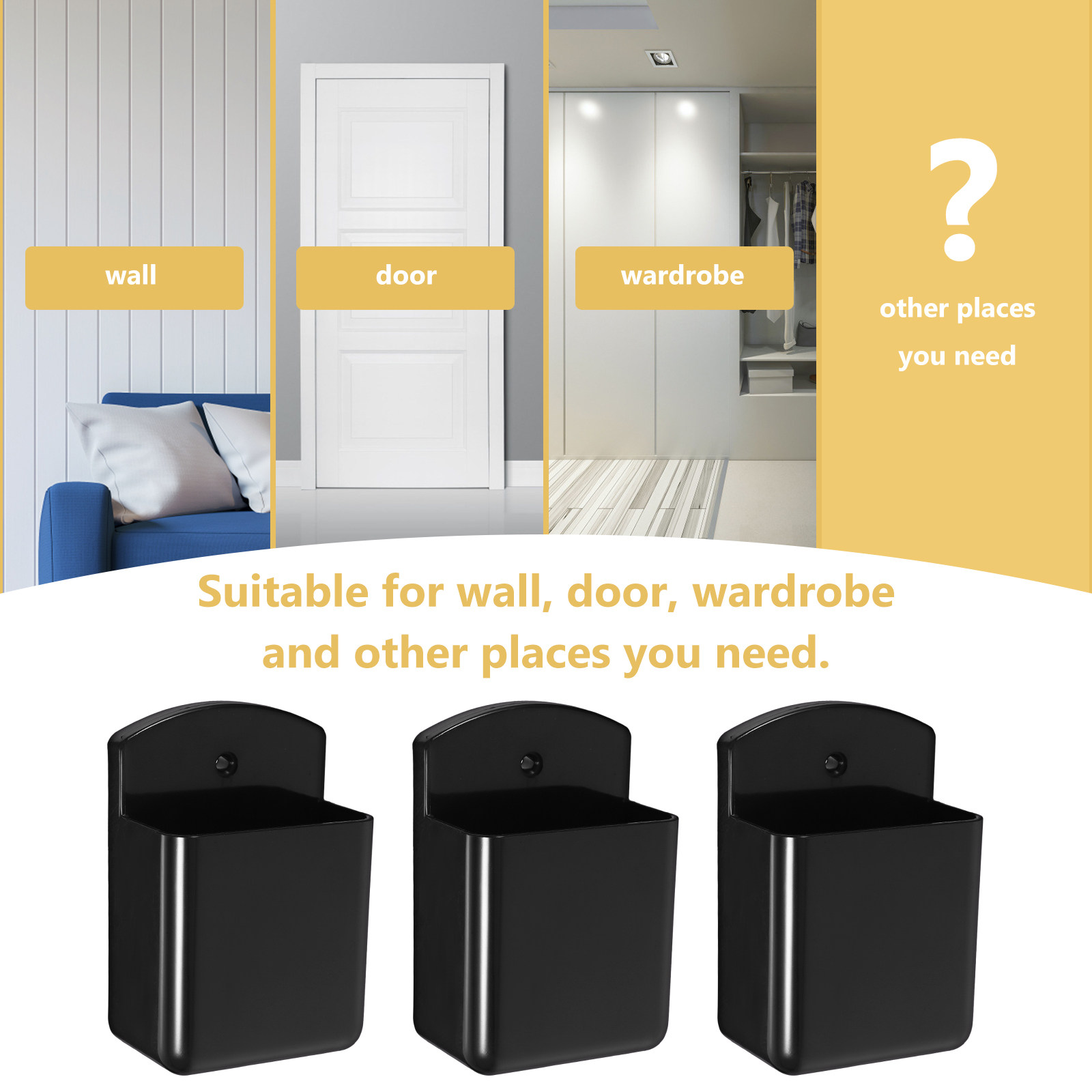 Wall Mount Remote Holder ABS M - Food Storage In Room review and price