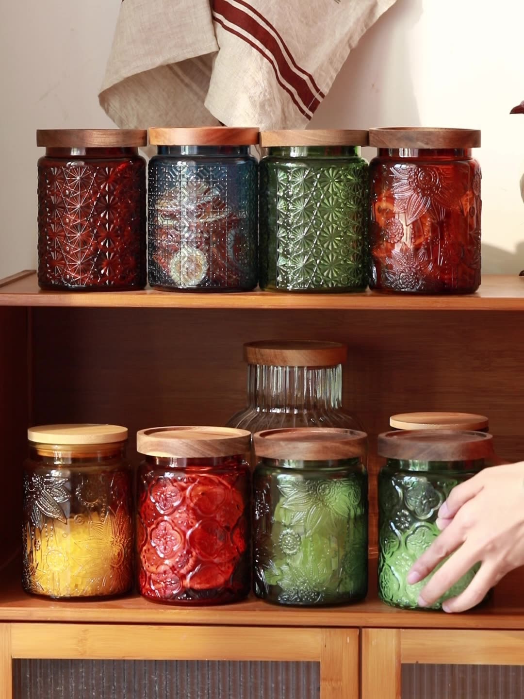 Vintage Glass Kitchen Storage  - Food Storage Jars Airtight review and price