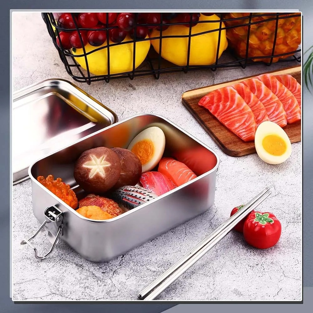 Stainless Steel Bento Box Meta - Food Storage Underground review and price